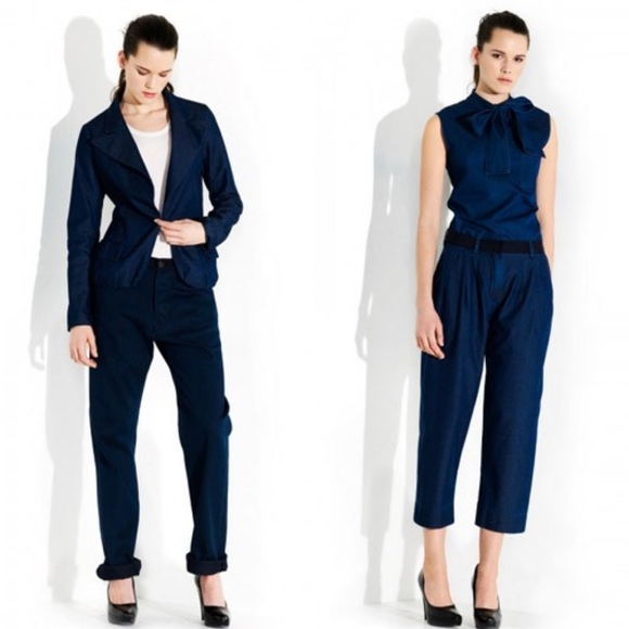 Acne Lavin denim blazer - Picture 2 of 8